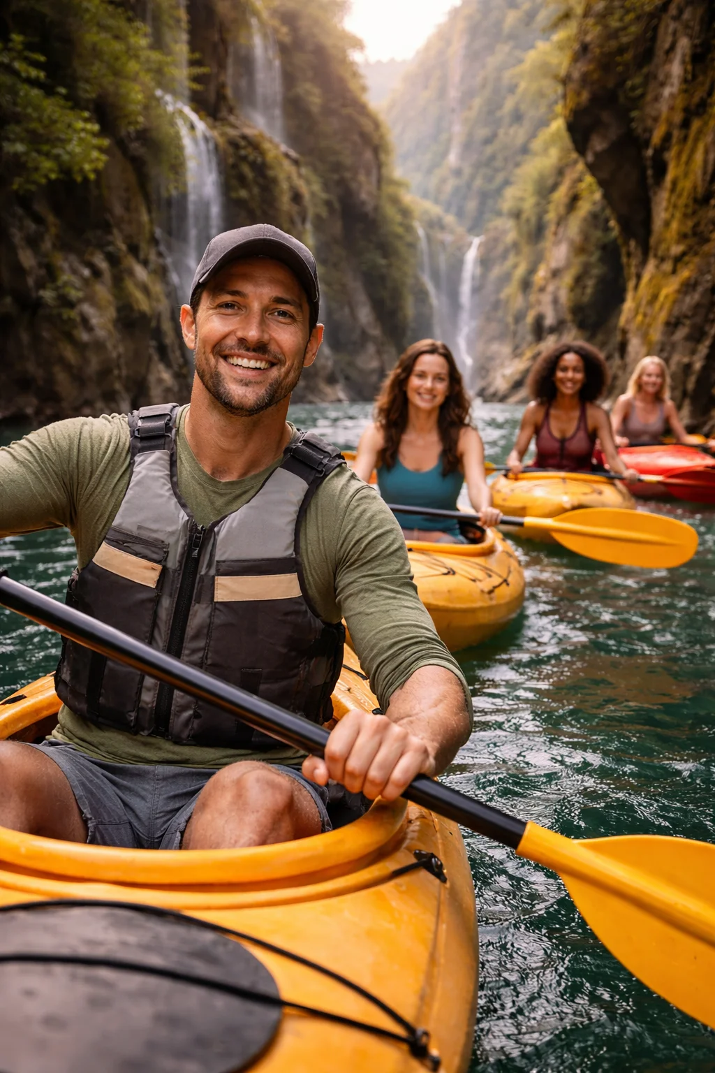 Kayaking adventure retreat